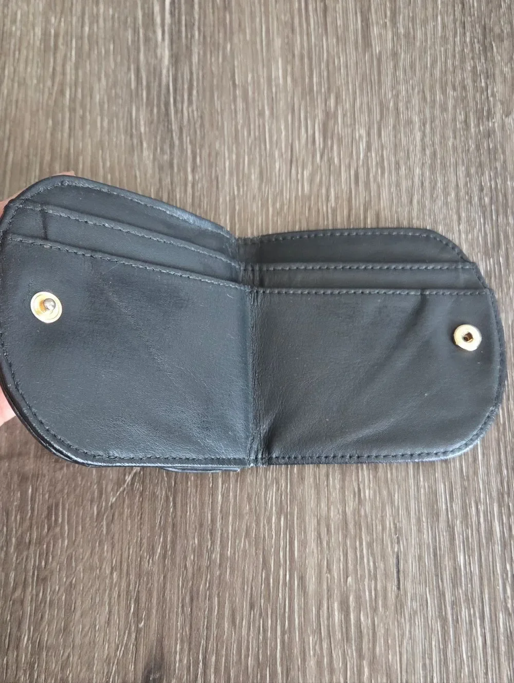 Stone Mountain Black Leather Taxi Wallet